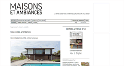 Desktop Screenshot of maisons-et-ambiances.ch